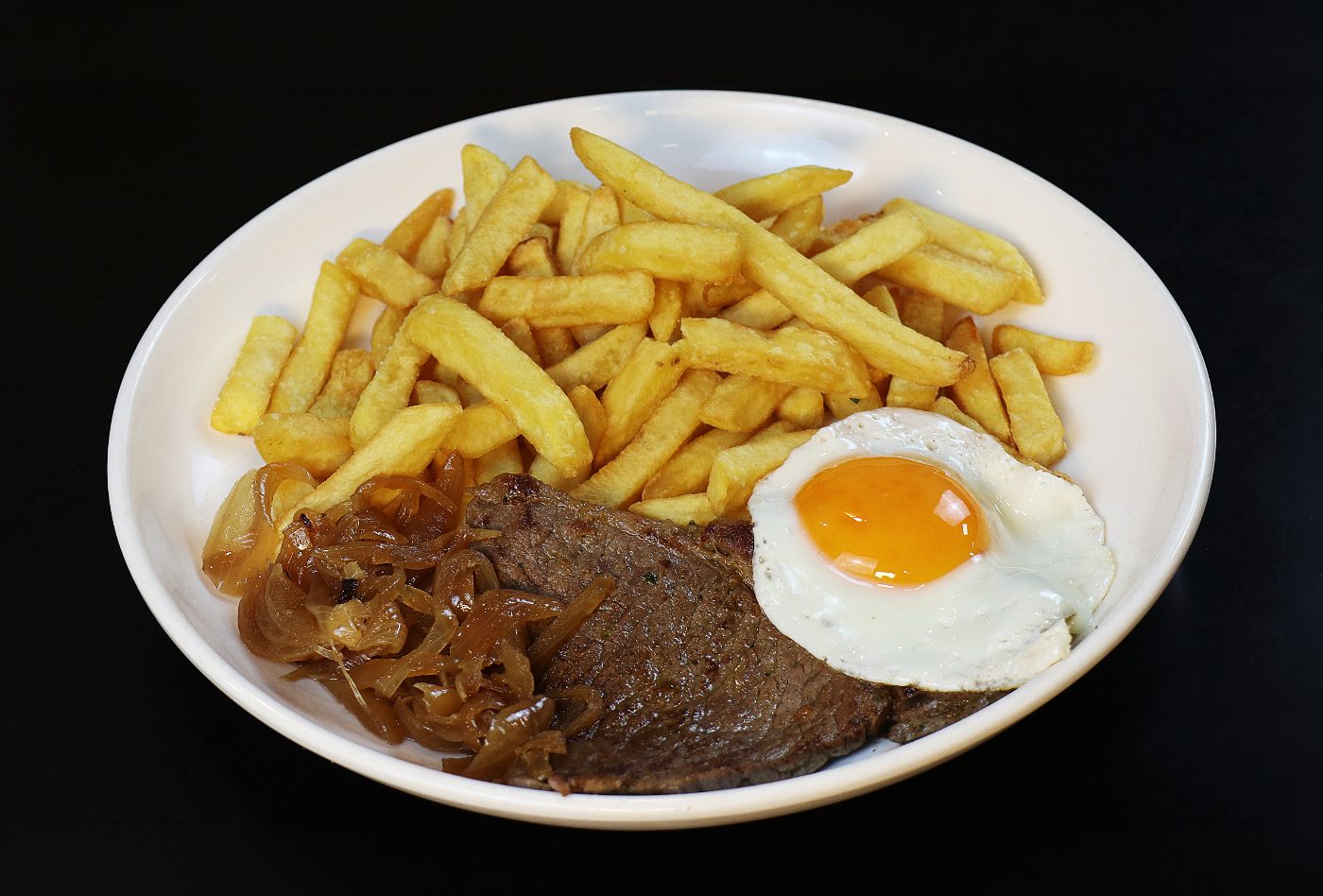 Bistec a lo pobre