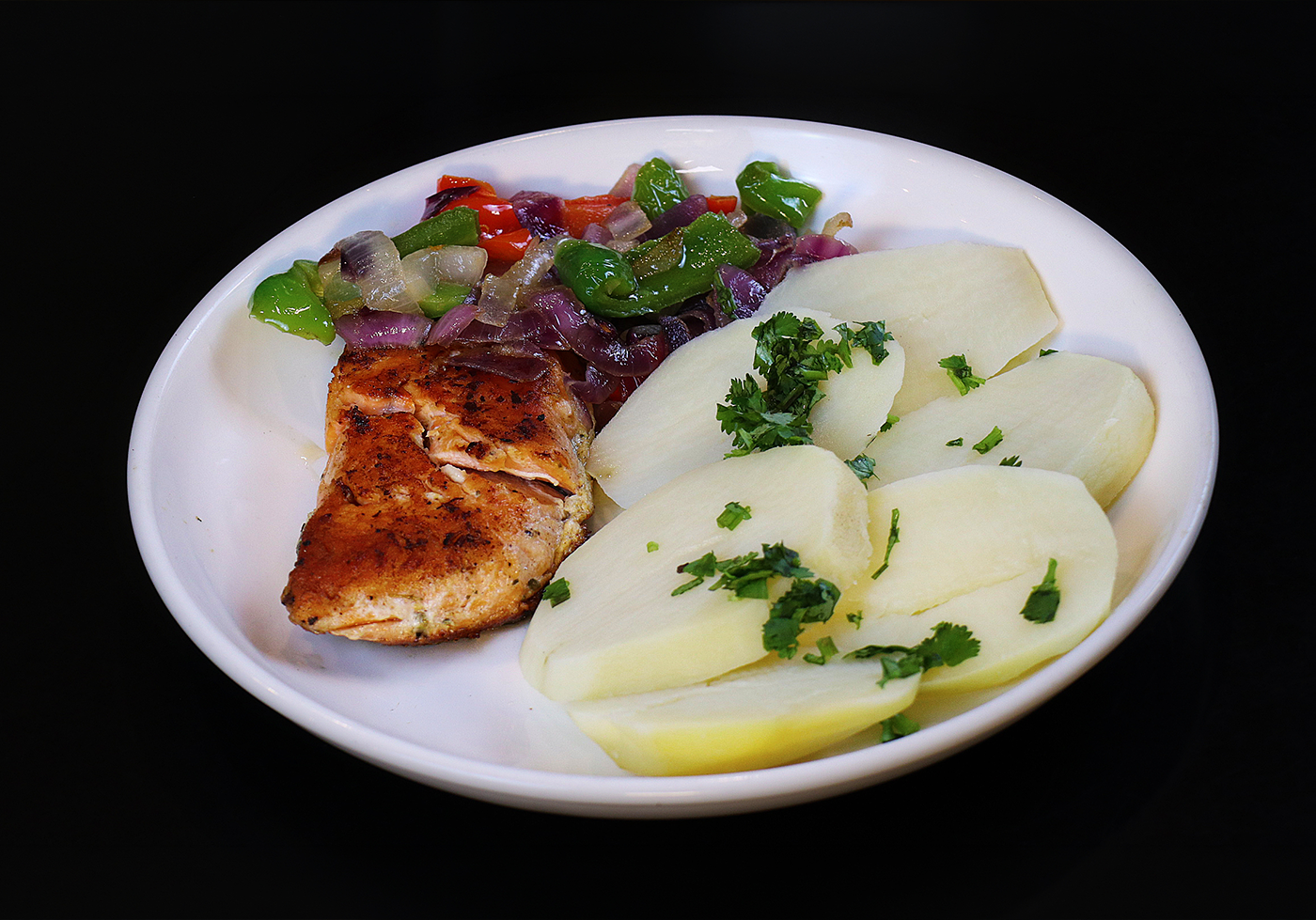 Salmón a la plancha